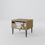 DELICATE MEMENTO Nachttisch in Eiche-Optik
