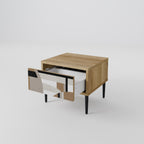 DELICATE MEMENTO Nachttisch in Eiche-Optik