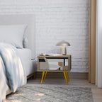 DELICATE MEMENTO Nachttisch in Eiche-Optik