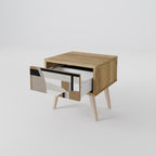 DELICATE MEMENTO Nachttisch in Eiche-Optik
