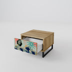 KANAGAWA BEAUTY Nachttisch in Eiche-Optik