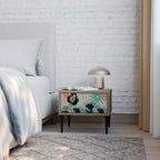 KANAGAWA BEAUTY Nachttisch in Eiche-Optik