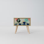 KANAGAWA BEAUTY Nachttisch in Eiche-Optik