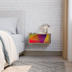 VIVID GEOMETRY Nachttisch in Eiche-Optik