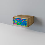 STREAMER TANGLE Nachttisch in Eiche-Optik