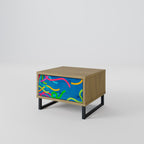 STREAMER TANGLE Nachttisch in Eiche-Optik