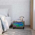 STREAMER TANGLE Nachttisch in Eiche-Optik