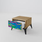 STREAMER TANGLE Nachttisch in Eiche-Optik