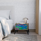 STREAMER TANGLE Nachttisch in Eiche-Optik