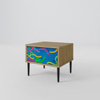 STREAMER TANGLE Nachttisch in Eiche-Optik