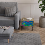 STREAMER TANGLE Nachttisch in Eiche-Optik