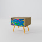 STREAMER TANGLE Nachttisch in Eiche-Optik