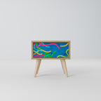 STREAMER TANGLE Nachttisch in Eiche-Optik