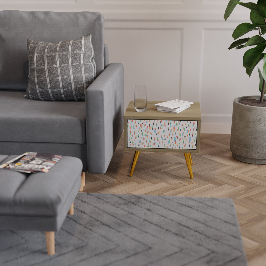 ENERGETIC SPOTS Nachttisch in Eichenoptik