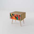 MAKESHIFT ARTISTRY Nachttisch in Eiche-Optik