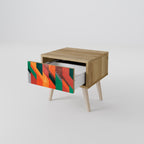 MAKESHIFT ARTISTRY Nachttisch in Eiche-Optik