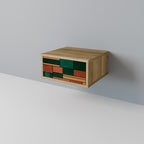 EARTHY FIGURES Nachttisch in Eiche-Optik