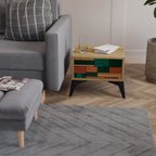 EARTHY FIGURES Nachttisch in Eiche-Optik