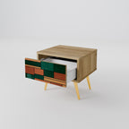 EARTHY FIGURES Nachttisch in Eiche-Optik