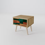 EARTHY FIGURES Nachttisch in Eiche-Optik