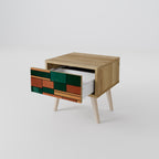 EARTHY FIGURES Nachttisch in Eiche-Optik