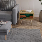 EARTHY FIGURES Nachttisch in Eiche-Optik