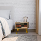 FIGURES OF NATURE Nachttisch in Eiche-Optik