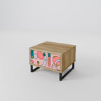 GOSSAMER ECHOES Nachttisch in Eiche-Optik