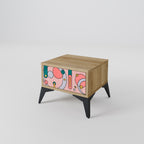 GOSSAMER ECHOES Nachttisch in Eiche-Optik