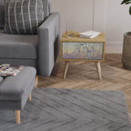 MOSAIC OF COLORS Nachttisch in Eiche-Optik