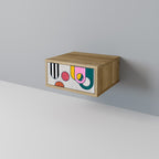 COOL STORY Nachttisch in Eiche-Optik