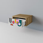 COOL STORY Nachttisch in Eiche-Optik