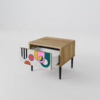 COOL STORY Nachttisch in Eiche-Optik