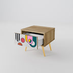 COOL STORY Nachttisch in Eiche-Optik