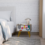 COOL STORY Nachttisch in Eiche-Optik