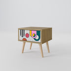 COOL STORY Nachttisch in Eiche-Optik