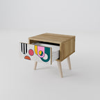 COOL STORY Nachttisch in Eiche-Optik