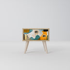 ABSTRACT FACES Nachttisch in Eiche-Optik