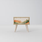 WATERCOLOUR PEAKS Nightstand in Oak Effect