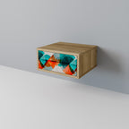 CIRCULAR RHAPSODY Nachttisch in Eiche-Optik