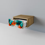 CIRCULAR RHAPSODY Nachttisch in Eiche-Optik