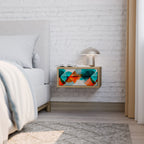 CIRCULAR RHAPSODY Nachttisch in Eiche-Optik