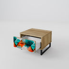 CIRCULAR RHAPSODY Nachttisch in Eiche-Optik