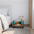 CIRCULAR RHAPSODY Nachttisch in Eiche-Optik