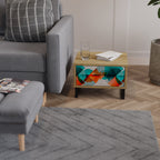 CIRCULAR RHAPSODY Nachttisch in Eiche-Optik