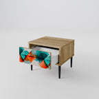 CIRCULAR RHAPSODY Nachttisch in Eiche-Optik