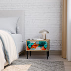 CIRCULAR RHAPSODY Nachttisch in Eiche-Optik