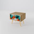 CIRCULAR RHAPSODY Nachttisch in Eiche-Optik