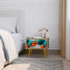 CIRCULAR RHAPSODY Nachttisch in Eiche-Optik