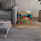 CIRCULAR RHAPSODY Nachttisch in Eiche-Optik